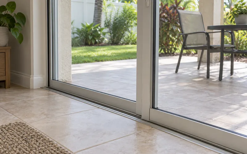 Illustrative port st lucie sliding-door repair scene
